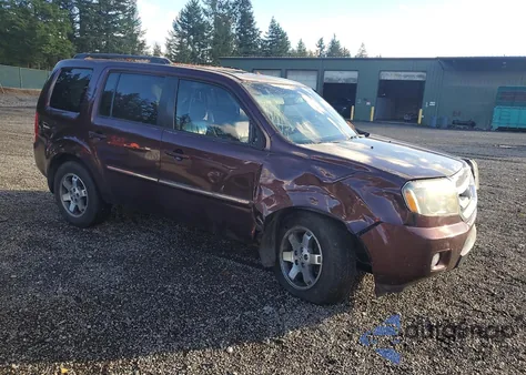 2010 Honda Pilot Touring from USA, damaged, VIN 5FNYF3H92AB002020